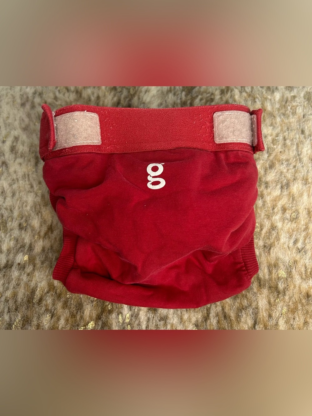 5 for $25🔥GDiapers Red Reusable Cloth Diaper Large (26-36 lbs.)